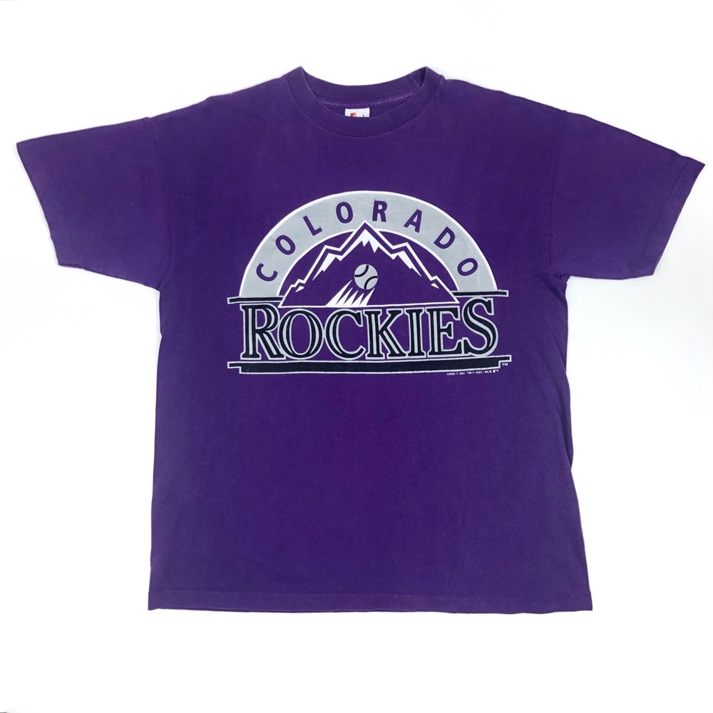 Vintage 1991 COLORADO ROCKIES MLB MOUNTAIN T-Shirt